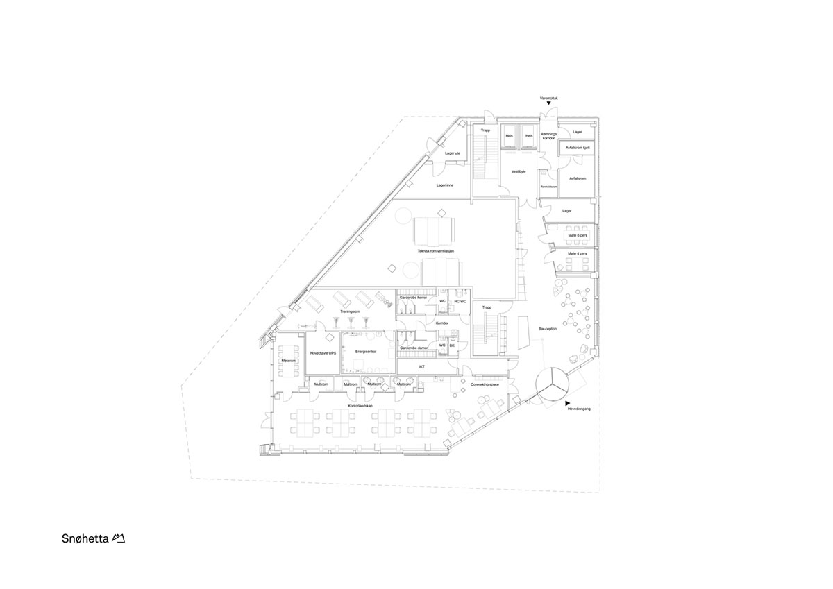 Snøhetta reveals its 4th energy Positive Powerhouse in Telemark with energy producing façade and roof