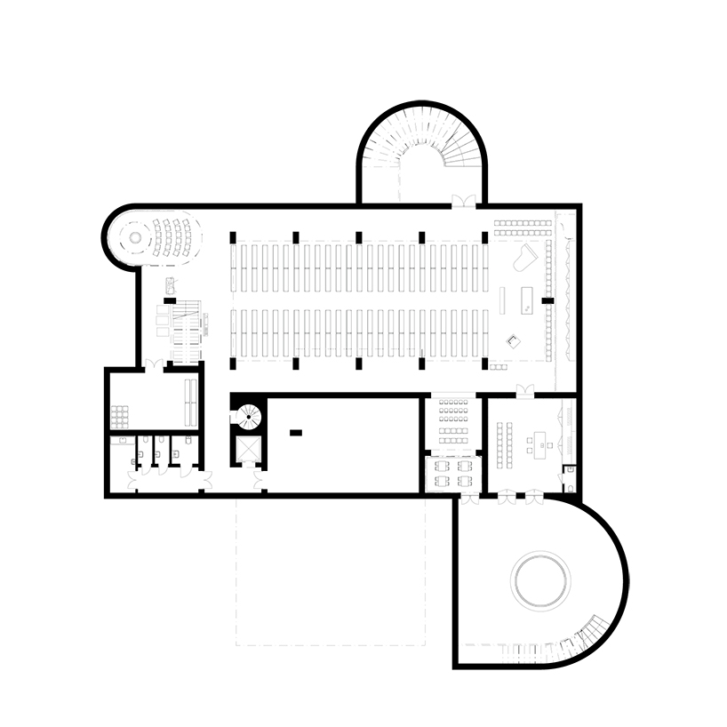 Förstberg Ling unveils his design proposal for elongated cone-shaped church in Finland