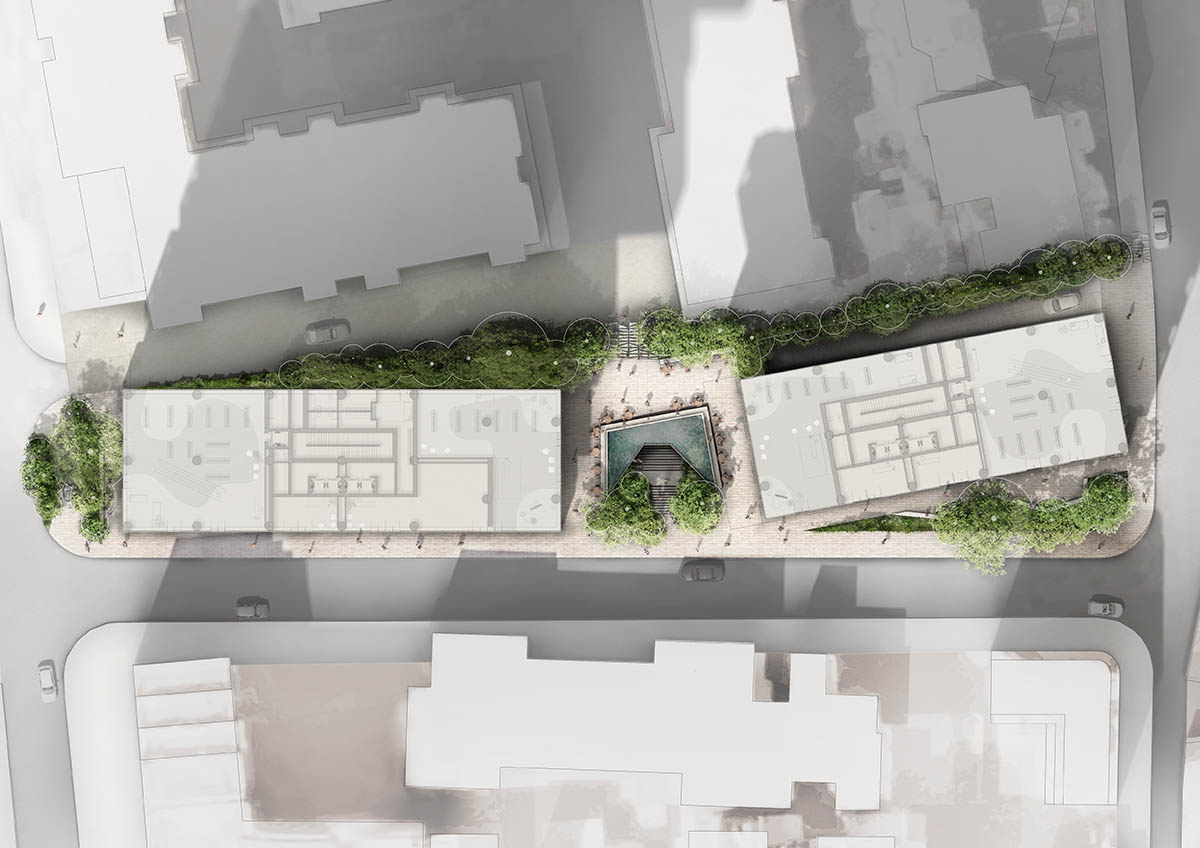 OODA unveils Ndarja, a pair of fragmented towers in the center of Tirana