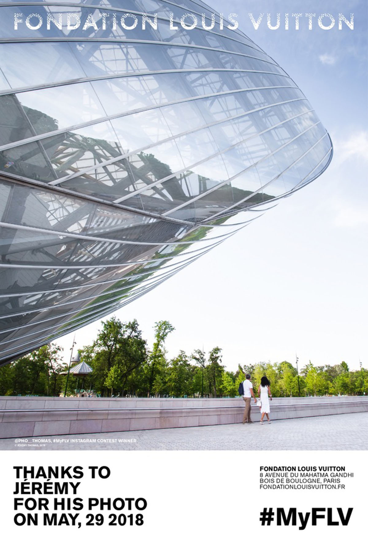 Fondation Louis Vuitton' Poster: Architectural Wonder as a Poster