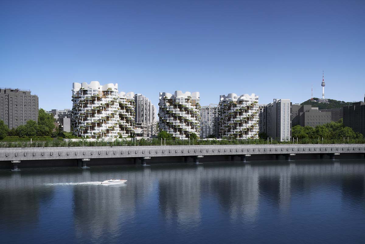 UNStudio releases first-ever biophilic residential concept in Seoul