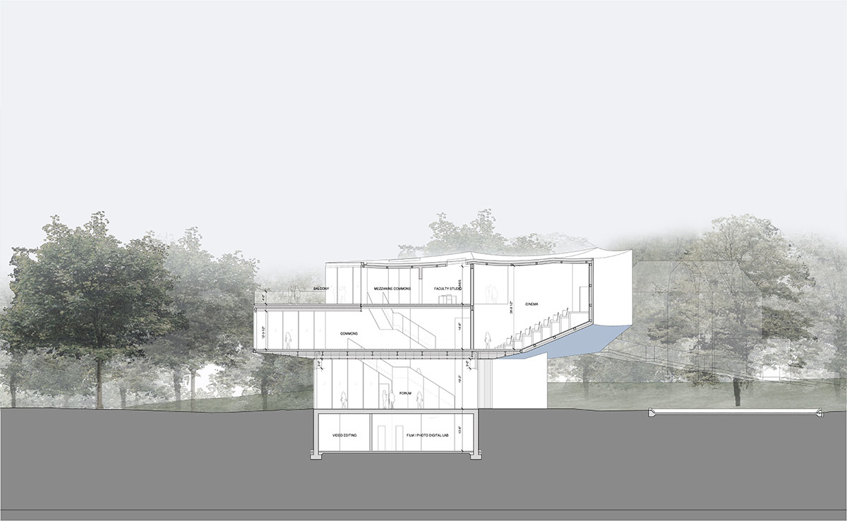 Steven Holl Architects' kite-like Winter Visual Arts Center breaks ...