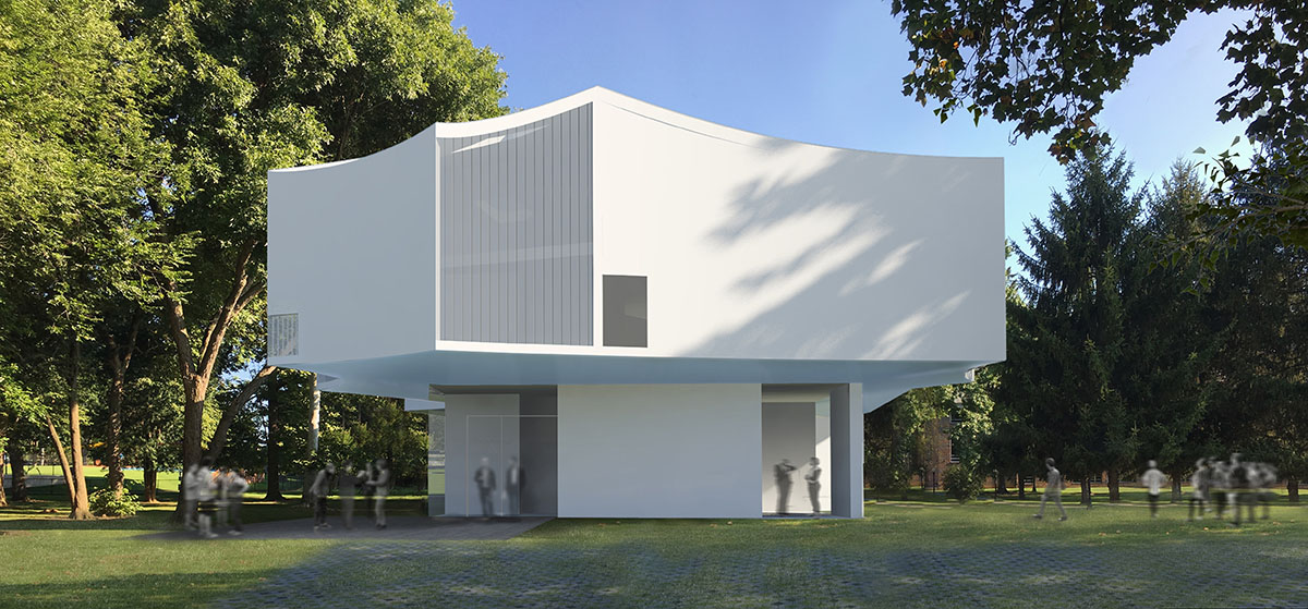 Steven Holl Architects' kite-like Winter Visual Arts Center breaks ground in Lancaster