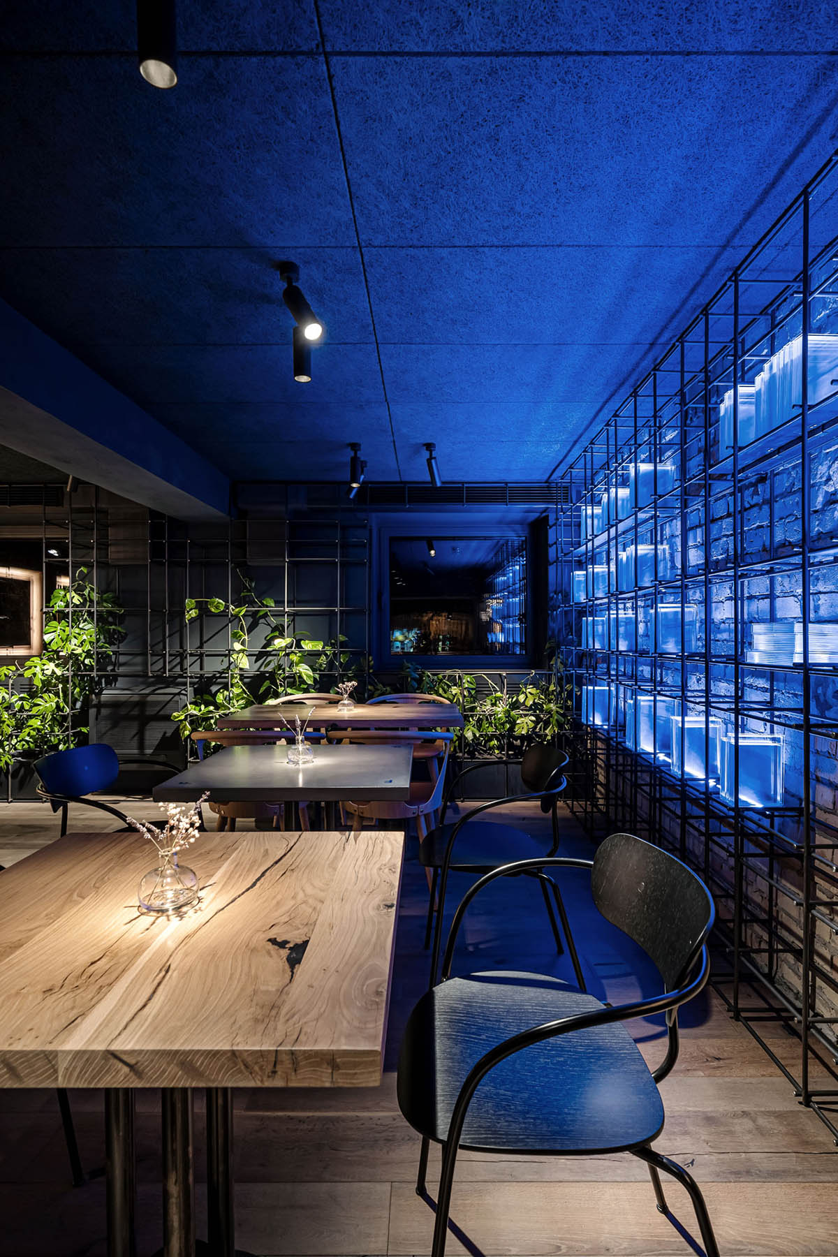 YODEZEEN creates bold and dark interiors for Instagrammable restaurant in Kyiv