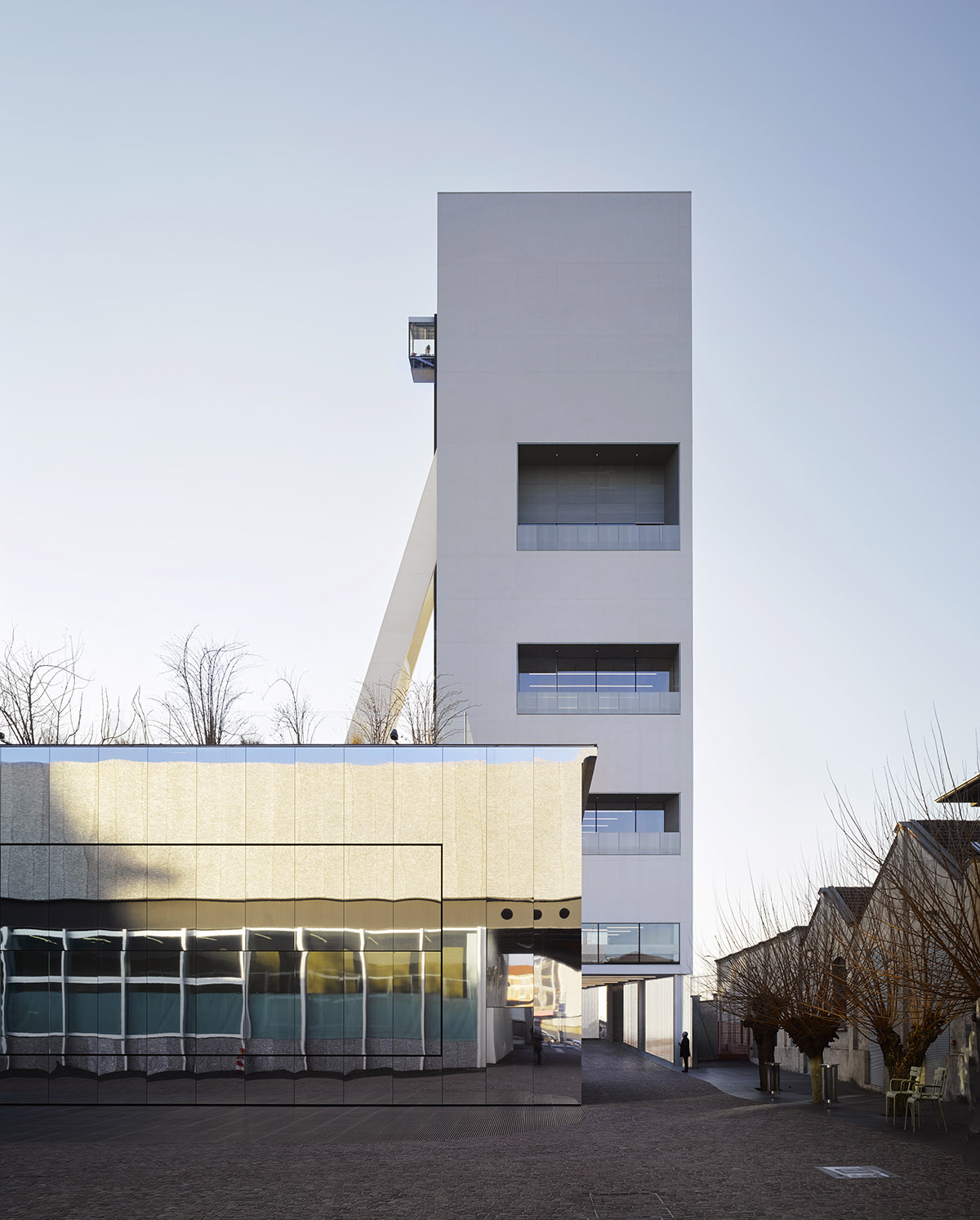 OMA opens Fondazione Prada’s Torre art tower in Milan
