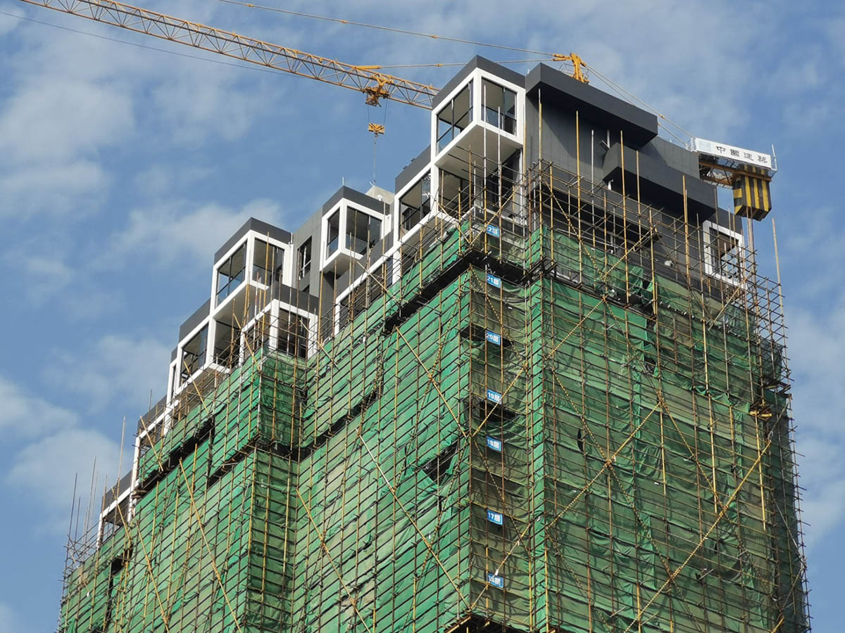 Stefano Boeri's The Vertical Forests are growing in China as trees are starting inhabiting in towers