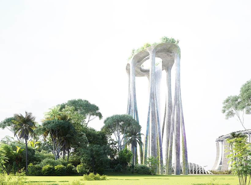 XTU architects releases its mangrove-like design for Singapore's Memorial competition