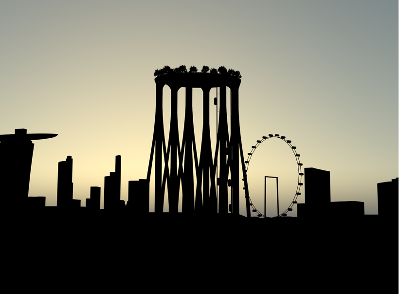 XTU architects releases its mangrove-like design for Singapore's Memorial competition