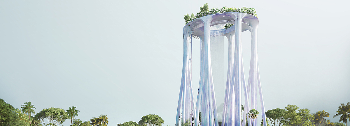 XTU architects releases its mangrove-like design for Singapore's Memorial competition