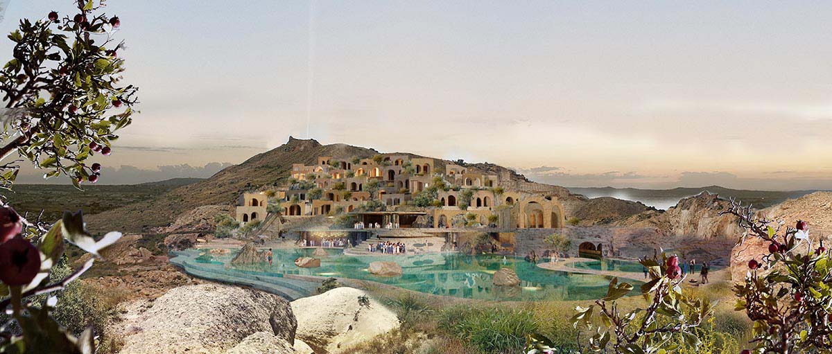 GAD creates carved-out spaces for spa hotel on an abandoned quarry in Cappadocia, Turkey