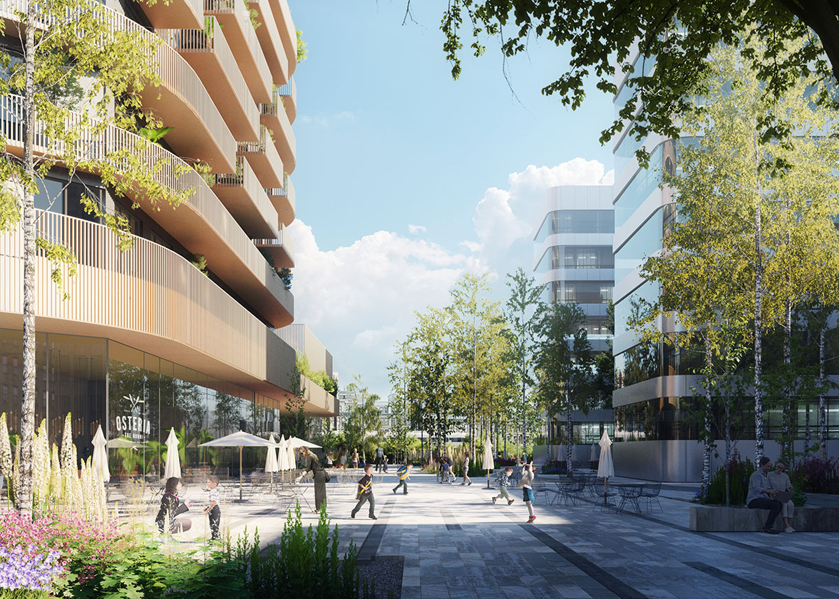 Mecanoo to design a new high-rise wrapped by copper-coloured metal in Frankfurt