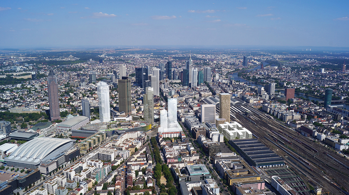 Mecanoo to design a new high-rise wrapped by copper-coloured metal in Frankfurt