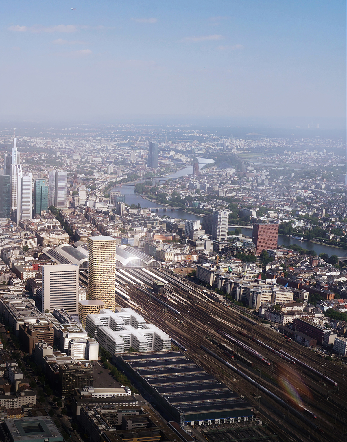 Mecanoo to design a new high-rise wrapped by copper-coloured metal in Frankfurt