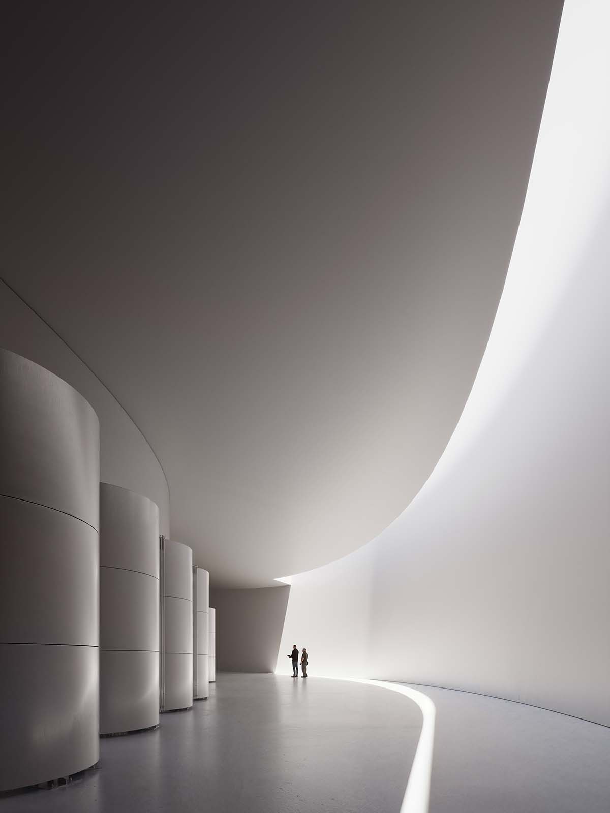 Fran Silvestre Arquitectos designs a winery with curvacious form adressing winemaking process