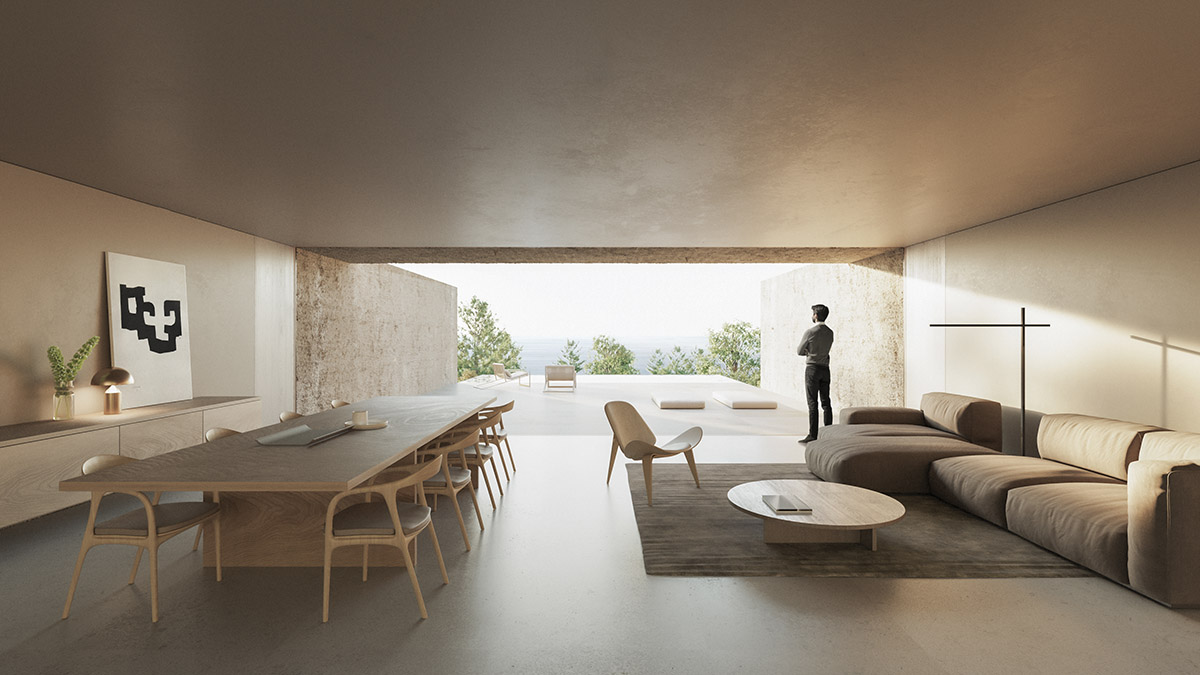 Fran Silvestre Arquitectos designs Can Ras house on Mallorca island