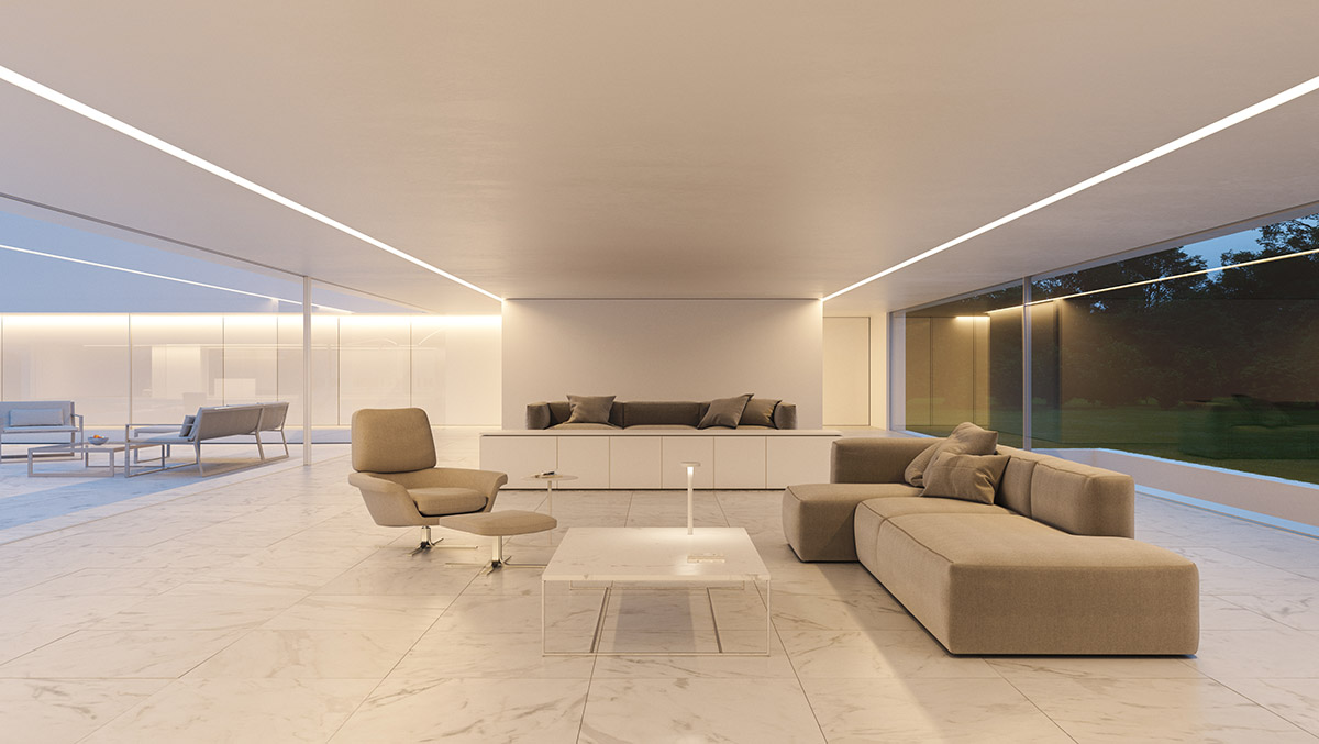 Fran Silvestre Arquitectos releases images for Compluvium House in Madrid