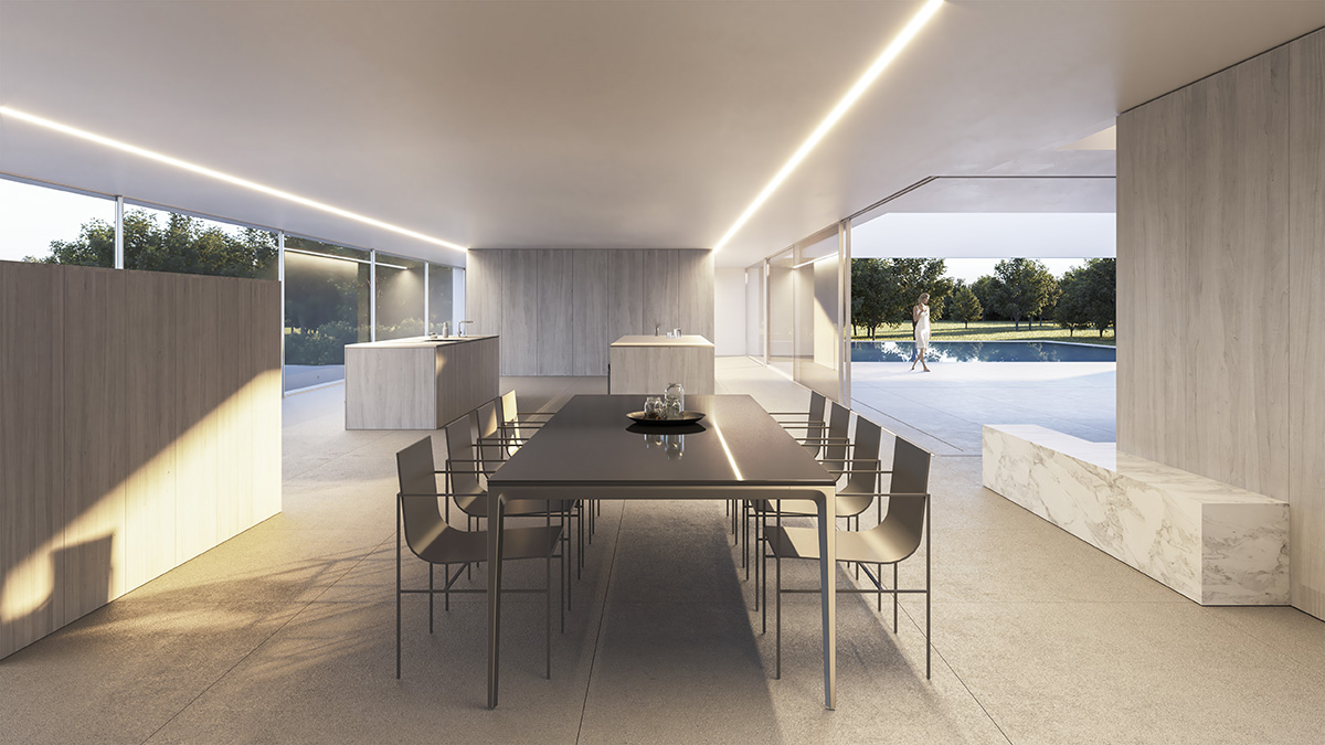 Fran Silvestre Arquitectos releases images for Compluvium House in Madrid