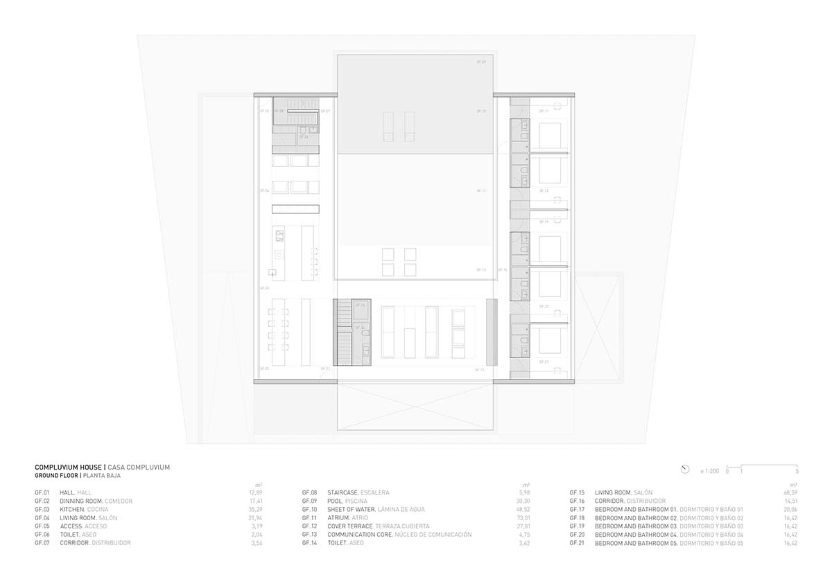 Fran Silvestre Arquitectos releases images for Compluvium House in Madrid