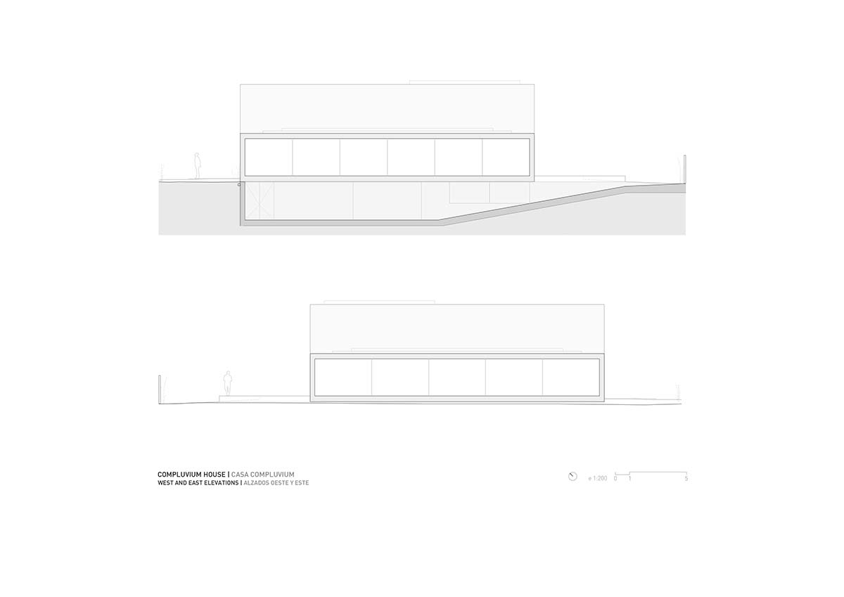 Fran Silvestre Arquitectos releases images for Compluvium House in Madrid