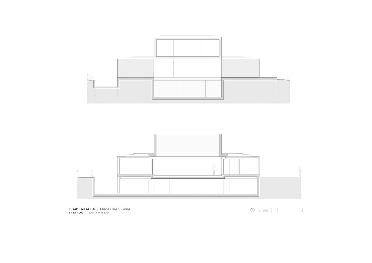 Fran Silvestre Arquitectos releases images for Compluvium House in Madrid