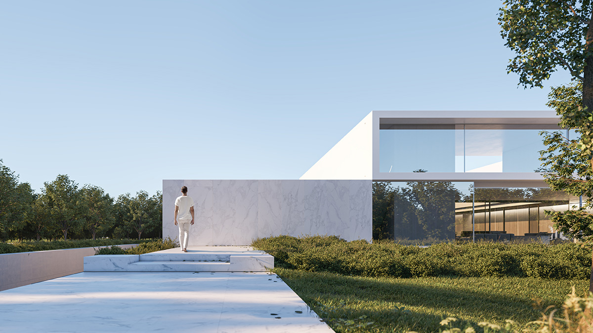 Fran Silvestre Arquitectos releases images for Compluvium House in Madrid