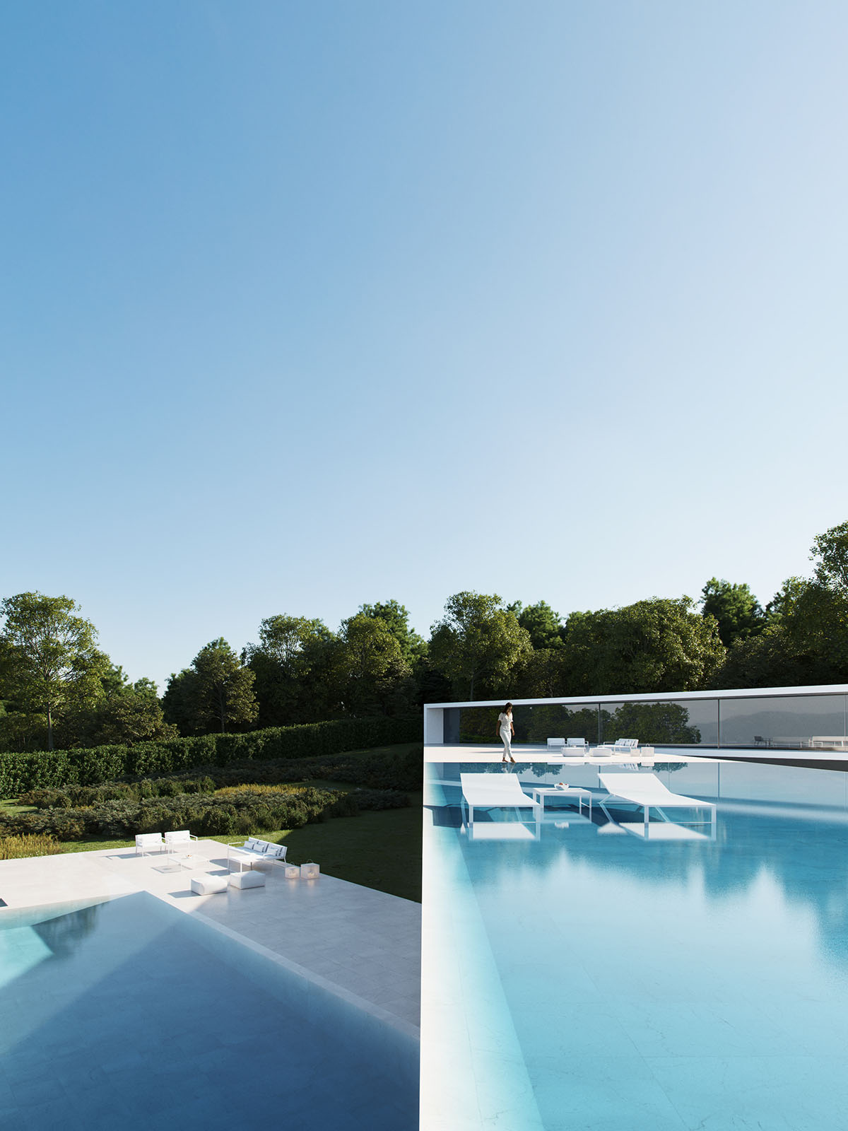 Fran Sylvester Architects diseñó Villa 95 con bloques modificados para ampliar las vistas en España. 