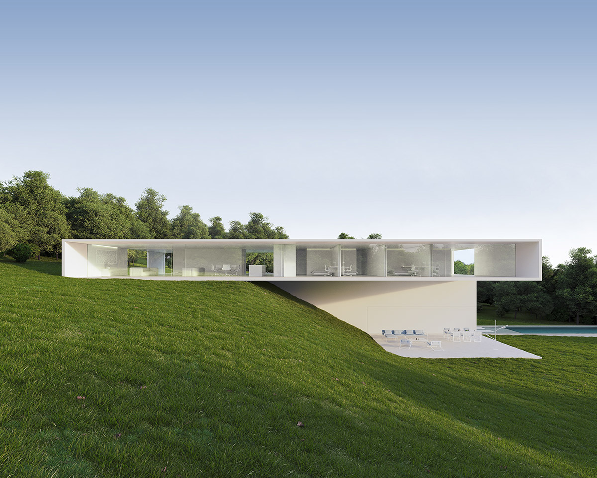 Fran Silvestre Arquitectos designs t-shaped private residence that