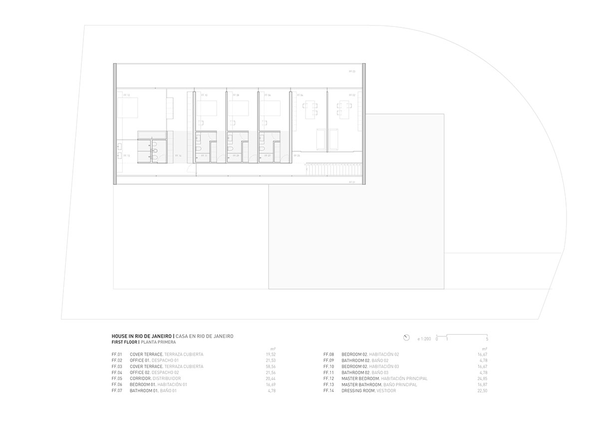 Fran Silvestre Arquitectos designs new private villa with overlapping volumes in Rio de Janeiro
