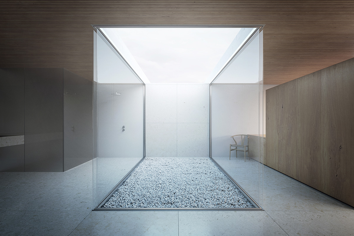 Fran Silvestre designs residence with large cantilevered roof stop the intense sun of Cádiz