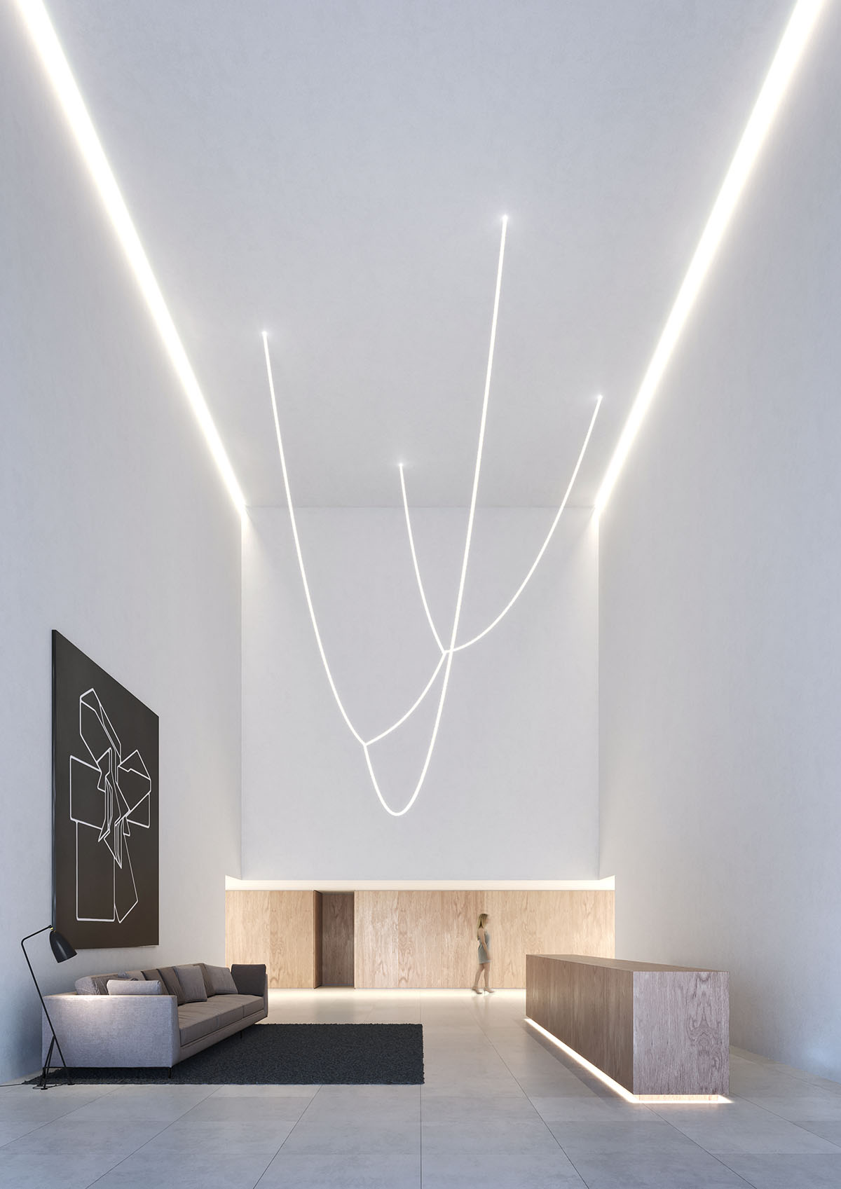 Fran Silvestre Arquitectos unveils Kouros Tower with clean curves in Valencia