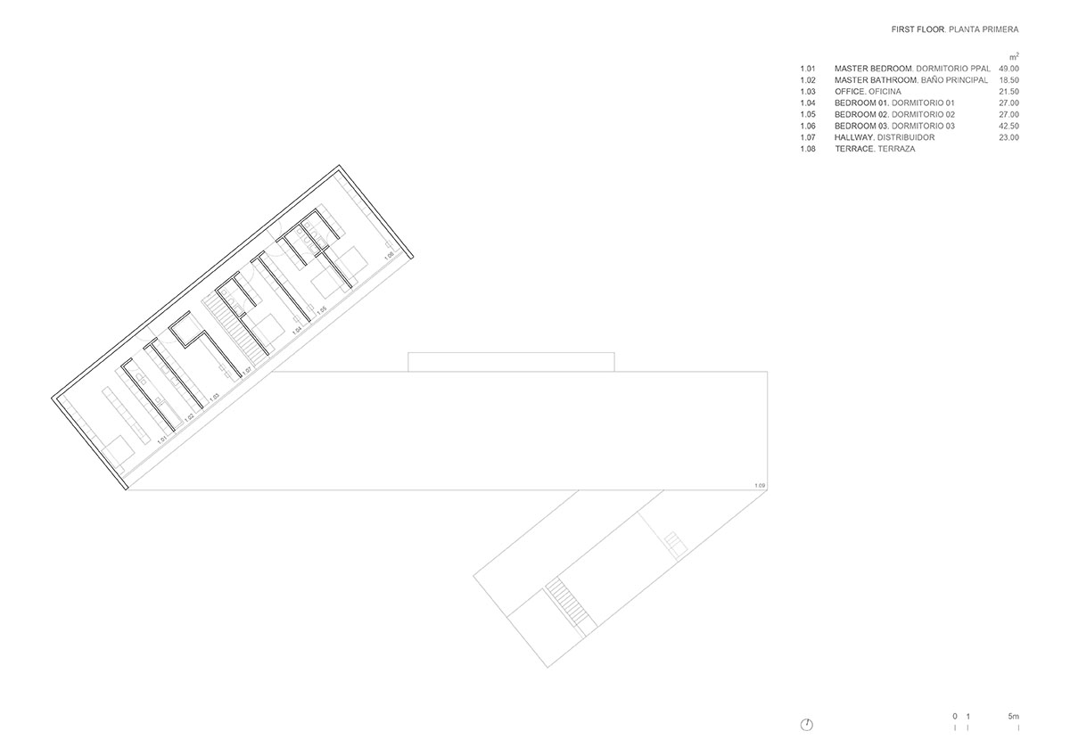 Villa 95 by Fran Silvestre Arquitectos expands views with irregularly shifted volumes in Sotogrande
