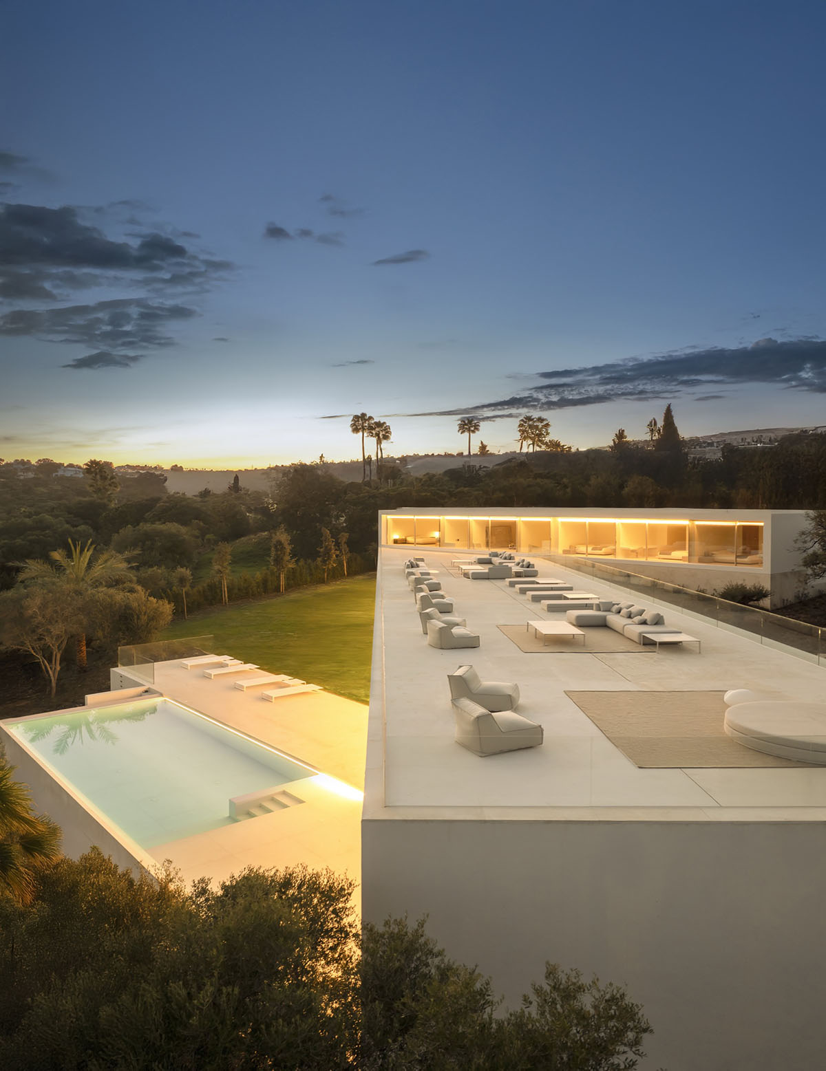 Villa 95 by Fran Silvestre Arquitectos expands views with irregularly shifted volumes in Sotogrande