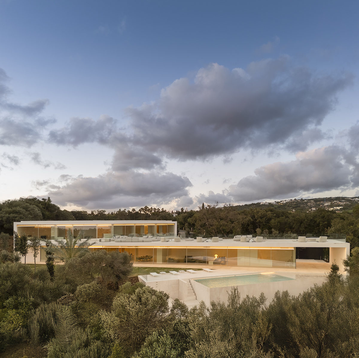 Villa 95 by Fran Silvestre Arquitectos expands views with irregularly shifted volumes in Sotogrande