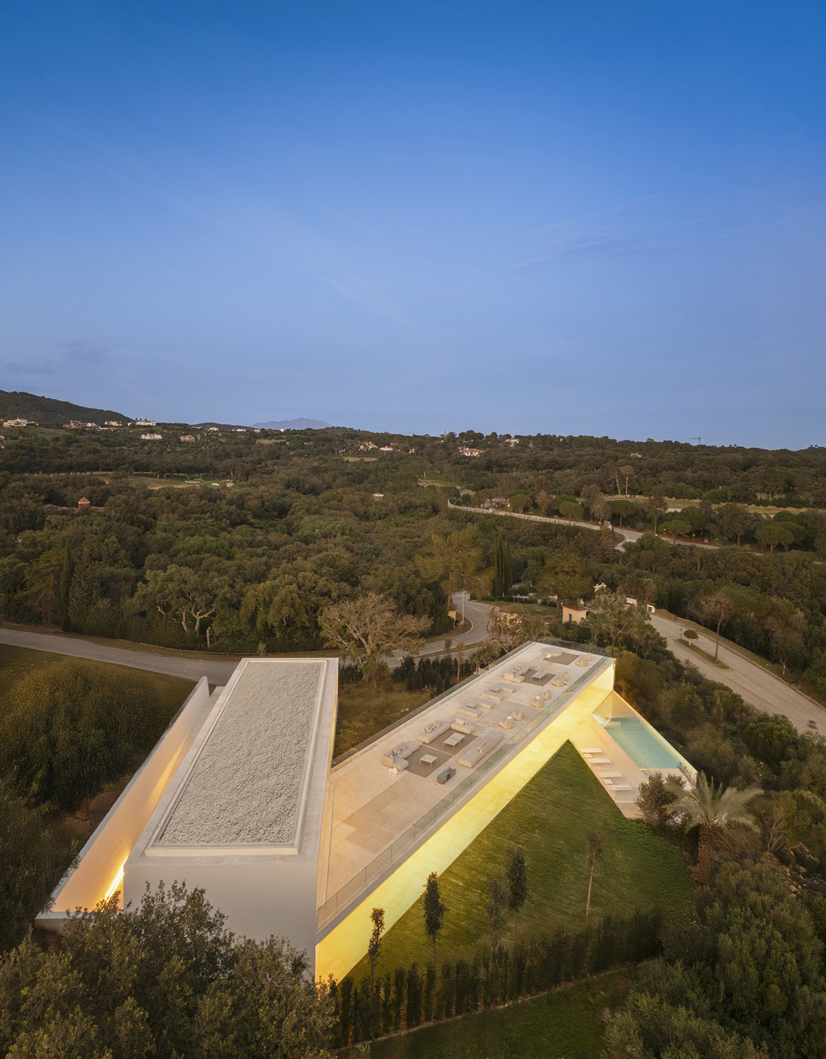 Villa 95 by Fran Silvestre Arquitectos expands views with irregularly shifted volumes in Sotogrande