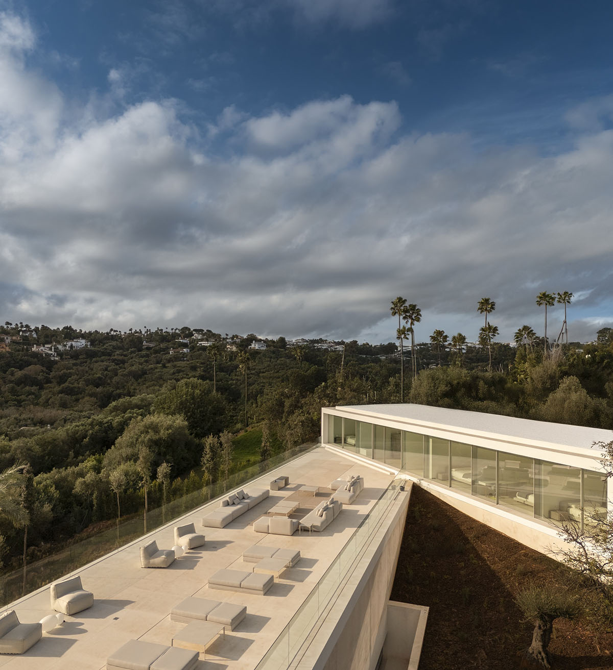 Villa 95 by Fran Silvestre Arquitectos expands views with irregularly shifted volumes in Sotogrande