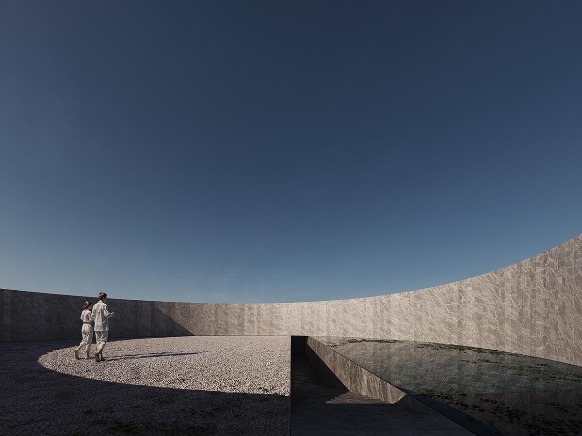 Three circular volumes create Villa Noon in Sotogrande designed by Fran Silvestre Arquitectos