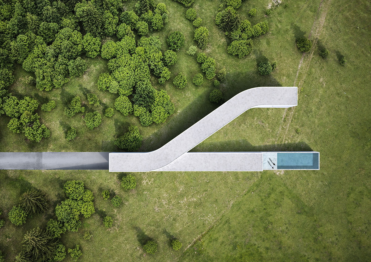 Fran Silvestre Arquitectos designs longitudinal house enhancing views towards the city of Lisboa