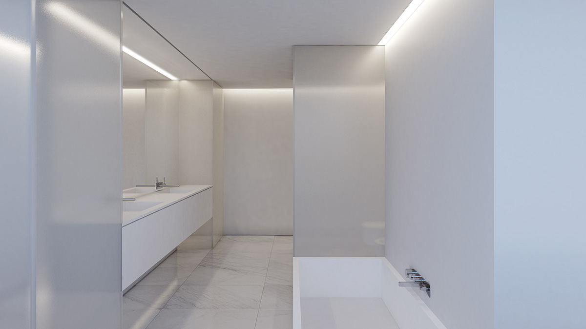Fran Silvestre Arquitectos designs longitudinal house enhancing views towards the city of Lisboa