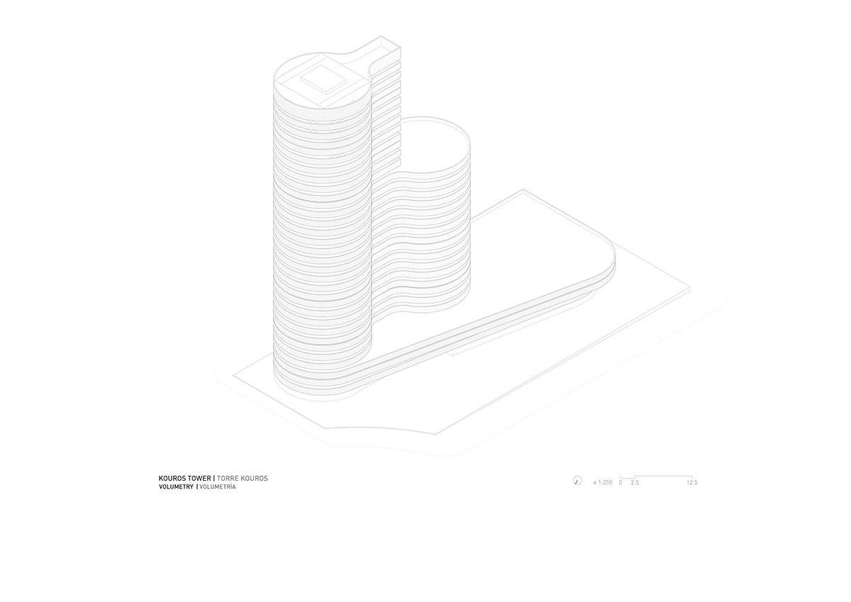 Fran Silvestre Arquitectos unveils Kouros Tower with clean curves in Valencia