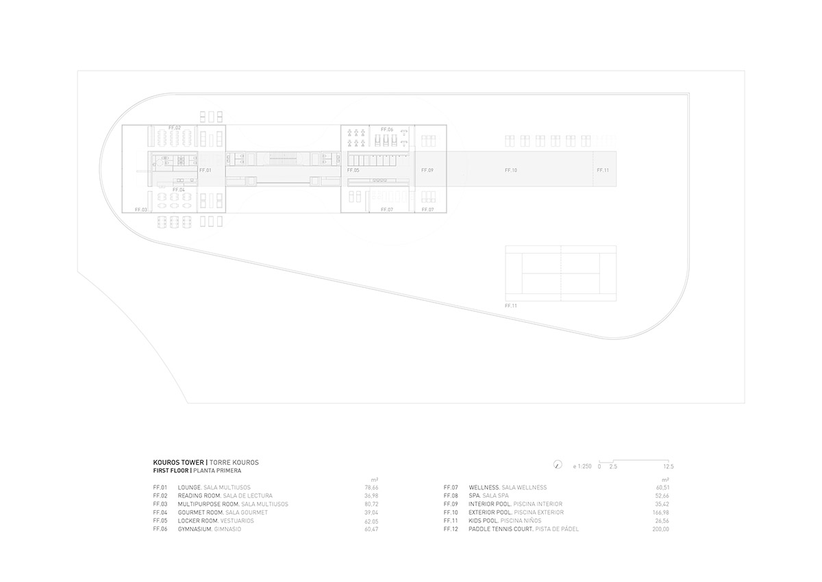 Fran Silvestre Arquitectos unveils Kouros Tower with clean curves in Valencia
