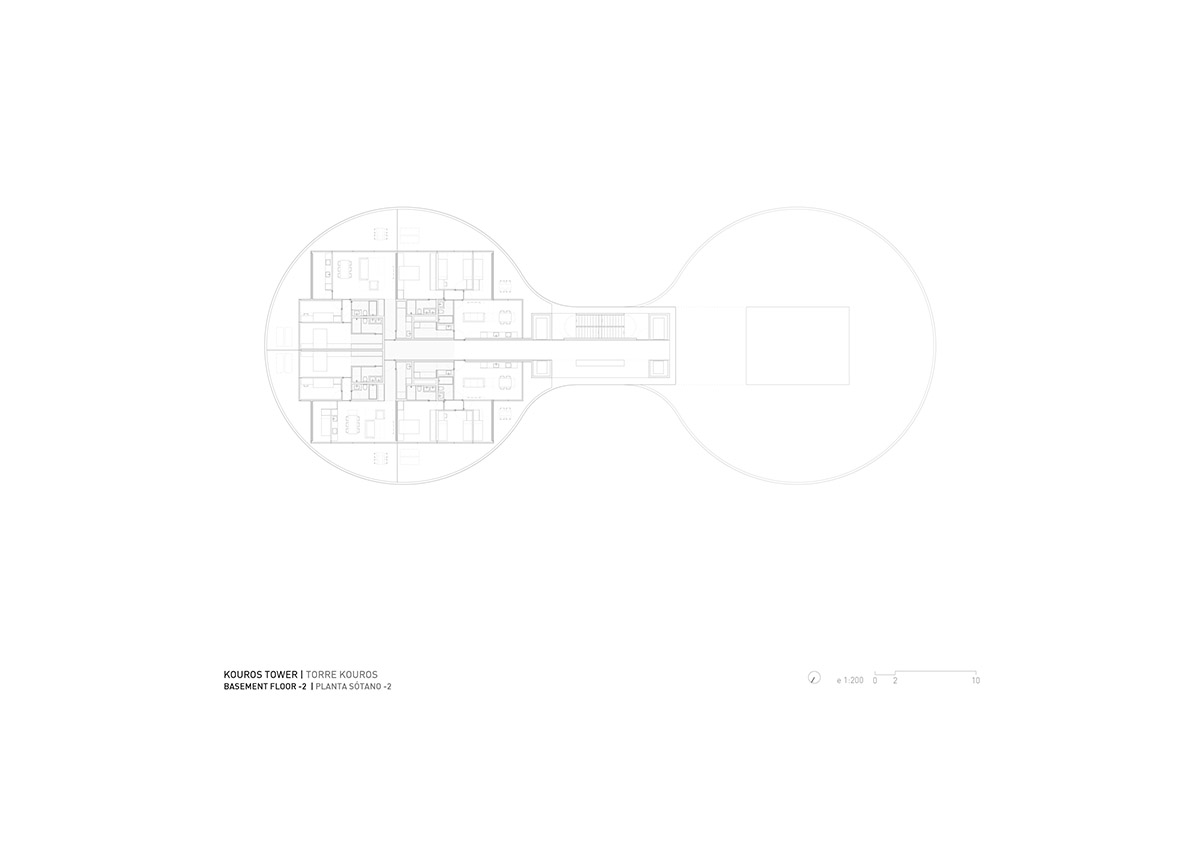 Fran Silvestre Arquitectos unveils Kouros Tower with clean curves in Valencia