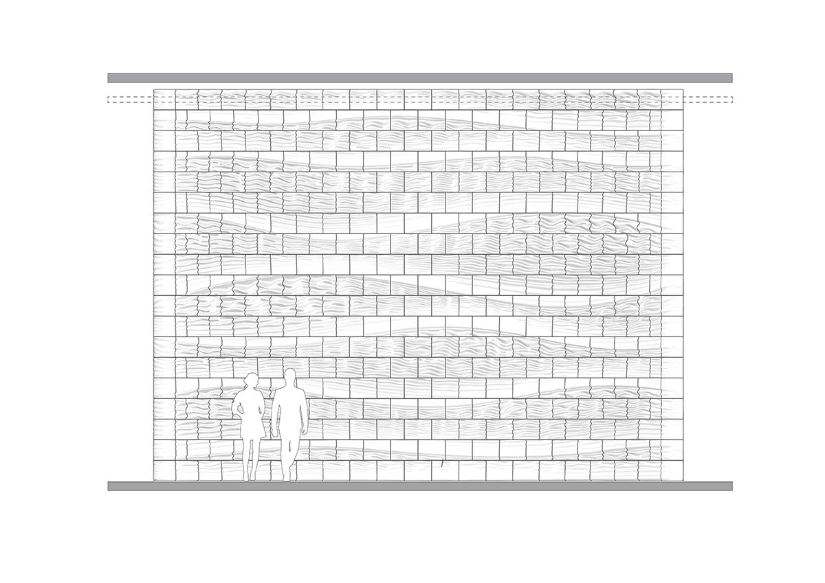 Studio RAP wraps the entrance of a hotel with majestic 3D printed ceramic walls 