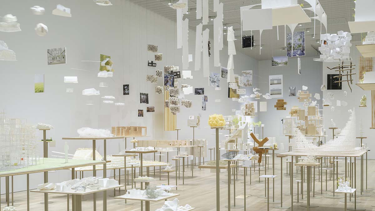 Sou Fujimoto brings primordial future forest exhibition into the Mori Art Museum in Tokyo