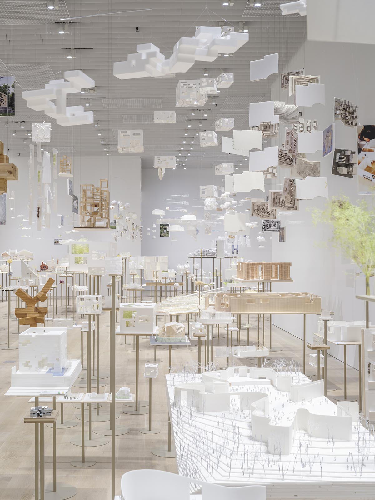 Sou Fujimoto brings primordial future forest exhibition into the Mori Art Museum in Tokyo