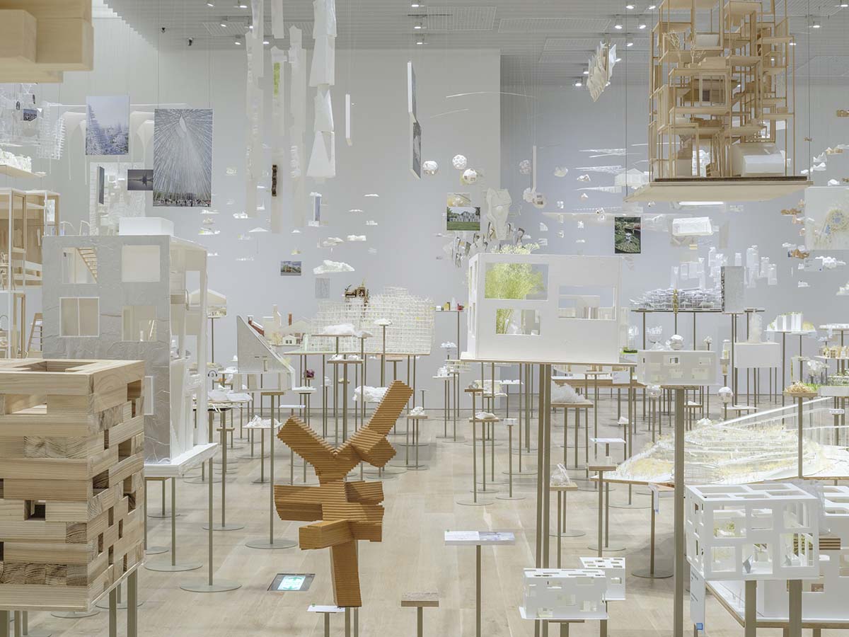 Sou Fujimoto brings primordial future forest exhibition into the Mori Art Museum in Tokyo