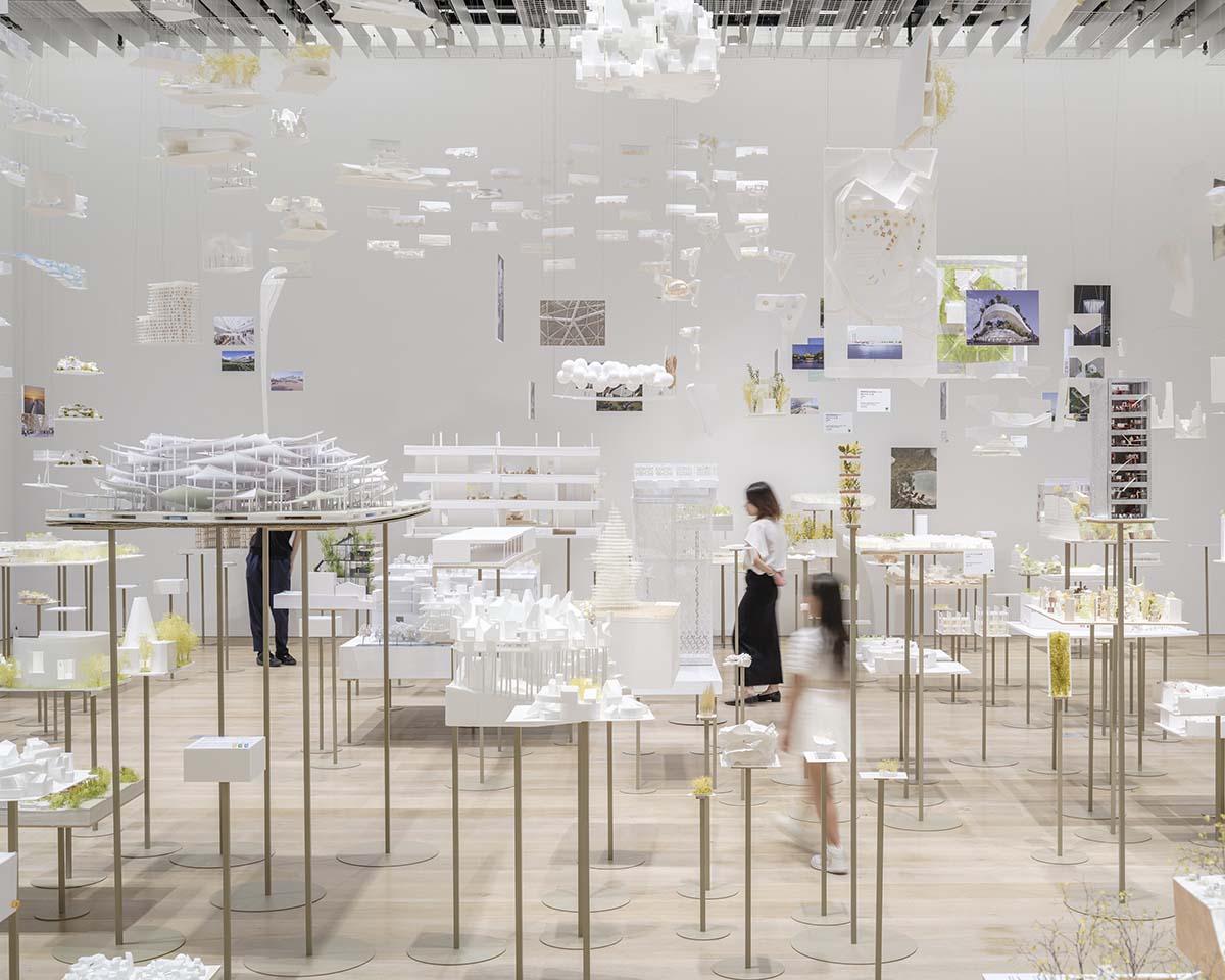Sou Fujimoto brings primordial future forest exhibition into the Mori Art Museum in Tokyo