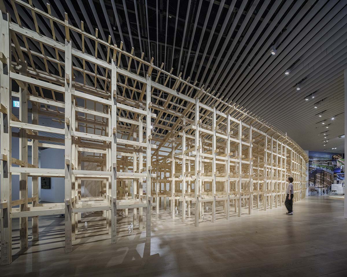 Sou Fujimoto brings primordial future forest exhibition into the Mori Art Museum in Tokyo