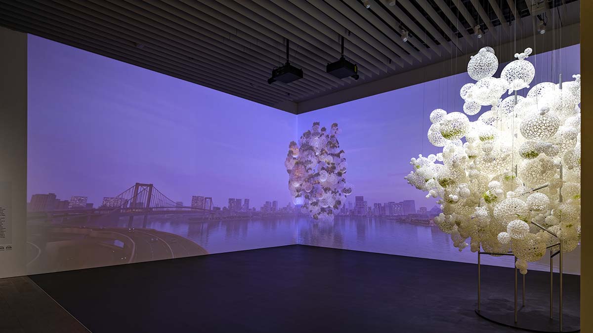 Sou Fujimoto brings primordial future forest exhibition into the Mori Art Museum in Tokyo