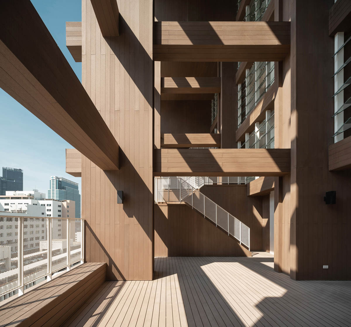 Plan Architect designs dormitory building with zigzag balconies ensuring more sunlight in Thailand