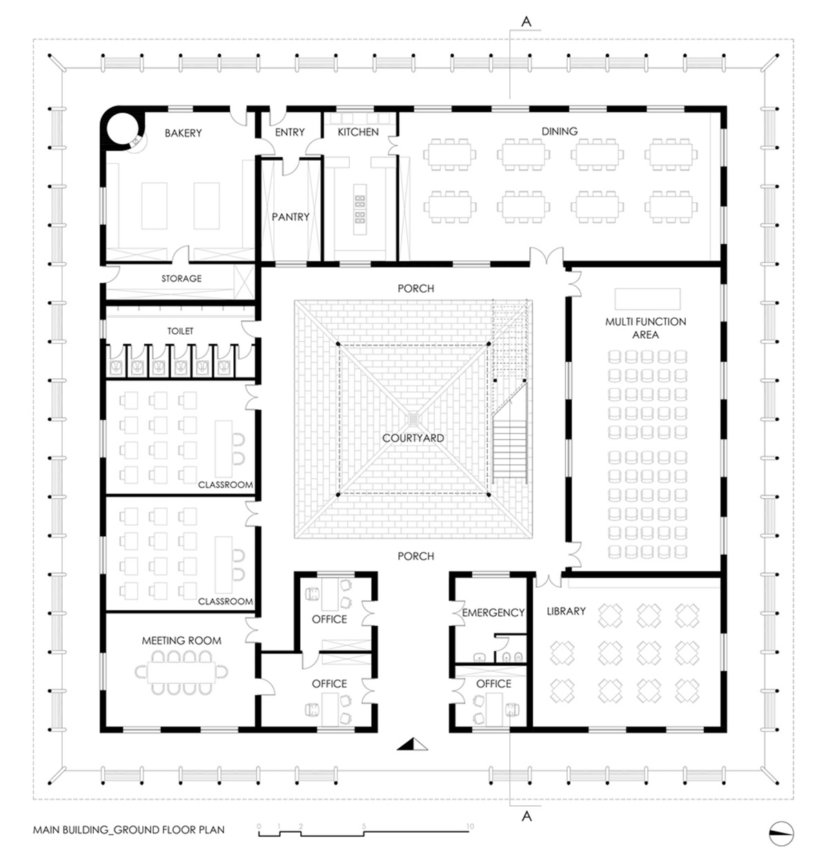 Ethiopian campus by StudioBenaim is dedicated to street children and features local elements
